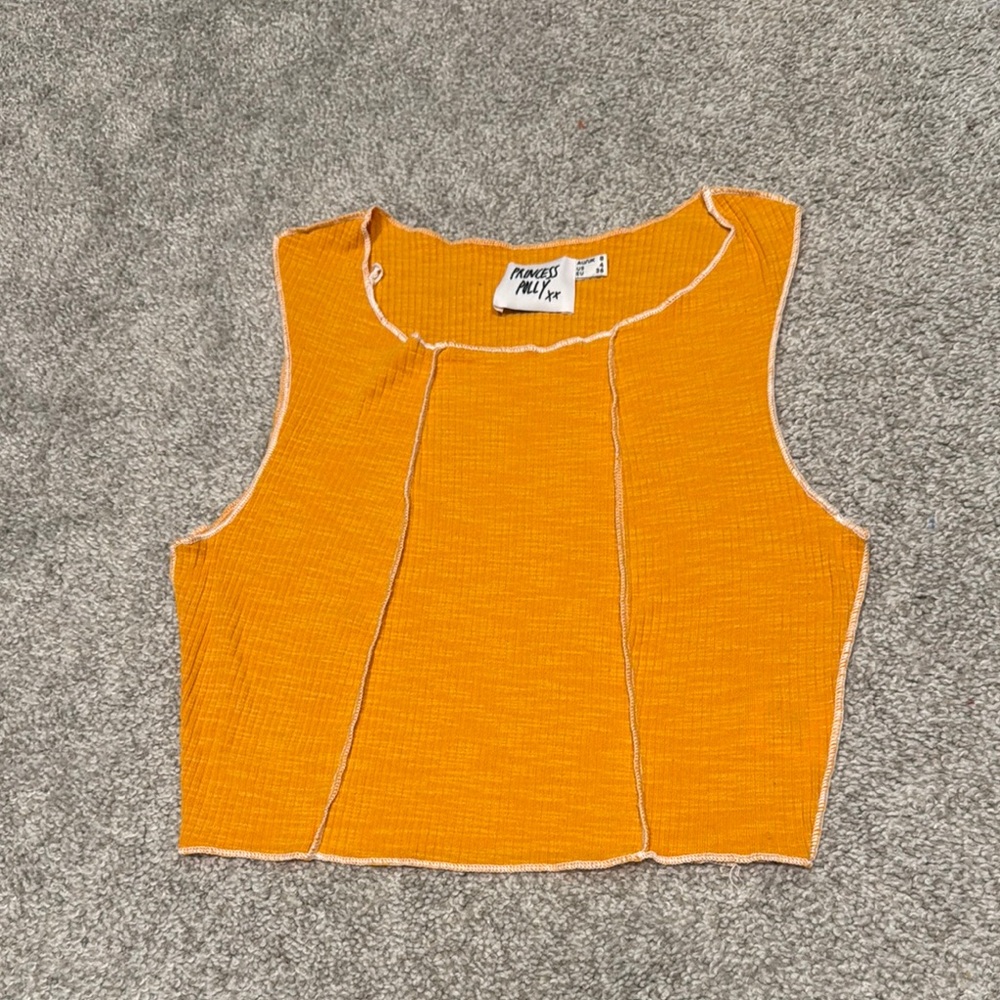 Princess Polly Orange Crop Top